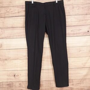 Zara Man Basic Dress Pants Mens 34 (37x31) Navy Slim Tapered Stretch Business